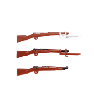 WW2 Mauser Rifle Accessory Set Third-Party 8X Scope Bayonet Building Block DIY Toy ABS Plastic Material - Product Image 1