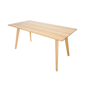 Angela ชุดโต๊ะรับประทานอาหารทำจากไม้ดีไซน์ทันสมัยทนทานเป็นมิตรกับสิ่งแวดล้อม6-Seater พับเก็บได้พร้อมประกอบใช้งานในโรงแรม - Product Image 1