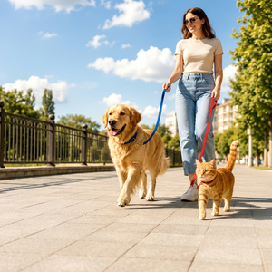 Harnais pour chien en nylon imperméable TPU de couleur unie, réglable, avec fermeture à boucle, pour les grandes races, lavable à la main - Product Image 1