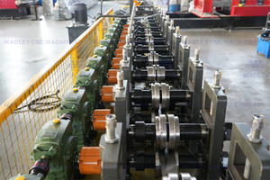 Petit pain automatique de porte ignifuge en métal formant la machine roulement de cadre de porte anti-feu évalué au feu en acier formant la machine - Product Image 5