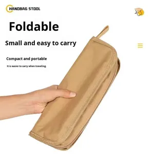 Sgabello Pieghevole Portatile <span class=keywords><strong>2026</strong></span> per Esterni, a Forma di Astuccio, per Campeggio, Metropolitana, Treno, Senza Seduta, Mini Sgabello Estensibile - Product Image 3