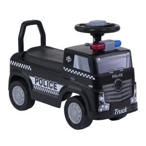 2025 bebek itme oyuncak itfaiye kamyonu plastik ayak-yere binmek araba ile boynuz altında koltuk depolama tulumları için 1-3 yıl - Product Image 5