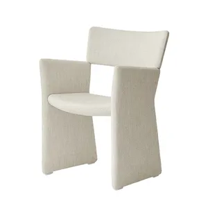 2021 новый дизайн, комфортный дизайн, чистый белый цвет, тканевое кресло с обивкой для гостиной