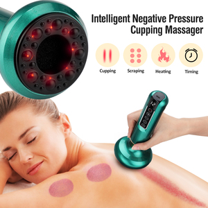 KKS Electric Cupping Guasha Raspado Masajeador Cuerpo de mano Adelgazante Quemador de grasa con calefacción cálida para AU US ZA CN Plugs - Product Image 5