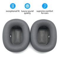 Couvre-oreilles de remplacement avec mousse à mémoire de forme en cuir protéiné et aimant pour Airpods Max