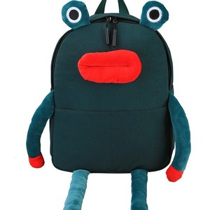Mochila Frog para mujer, color negro y verde oscuro, ligera, con correa para el hombro, para la escuela, educación, primavera 2024 - Product Image 5