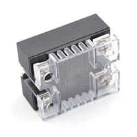 Panel Relay Solid State Seri QSR Fase Tunggal, Pemasangan Panel, Input DC atau AC 48-440VAC, Tegangan Beban 10A/25A/40A/60A/80A, Arus Beban