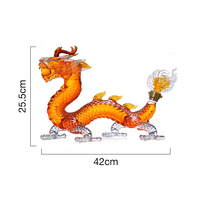 Design personnalisé Borosilicate 1000ml Liqueur Whisky Vin Dragon Décanteur de bouteille en verre transparent en forme d'animal