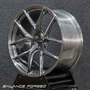 Jantes forgées personnalisées P101SC <span class=keywords><strong>champagne</strong></span> or 19-24 pouces 5x130 5x112 5x120 pour Porsche 911 <span class=keywords><strong>Ferrari</strong></span> F Model S Plaid BMW Série M - Product Image 6