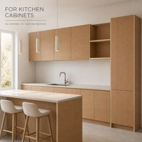 Contreplaqué mélaminé de première qualité, écologique, en eucalyptus, 12 mm, 1220x2440, grade E0, pour meubles de cuisine