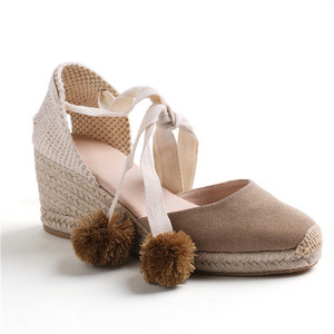 Nicecin Offre Spéciale Haute Qualité <span class=keywords><strong>Espadrilles</strong></span> Pour femmes caoutchouc fabriqués à la main semelle avec brodé de bande dessinée chiffres Logo personnalisé - Product Image 4