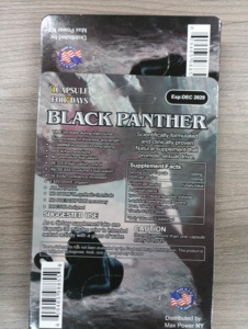 Best Selling Black Panther Capsule with Herbal <b>Blend</b> Male Energy Booster Enhance Power and Vitality 7 Days Effective Capsule - Product Image 6