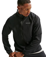 Ventes en gros OEM, logo personnalisé, veste à capuche décontractée pour homme de haute qualité, séchage rapide, veste zippée à manches longues pour homme