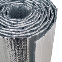 Matériau d'isolation thermique, barrière de chaleur radiante, feuille métallique multi-réfléchissante résistante au feu pour systèmes de toiture, sur mesure
