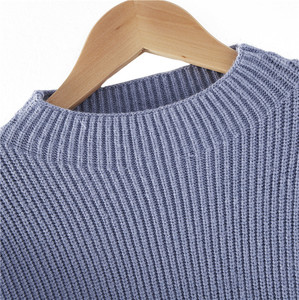 De calidad superior de manga larga Otoño de invierno Pullover suéter <span class=keywords><strong>abrigo</strong></span> para damas - Product Image 3