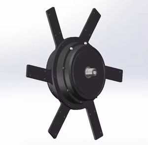Ventilateur de sol portable industriel HVLS grand format, étanche, pour entrepôt et atelier - Product Image 5