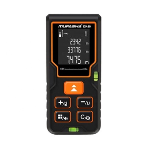 Pengukur jarak Laser 40m Digital Laser, alat pengukur jarak Area Volume meteran untuk pengukuran teknik DK40 - Product Image 1
