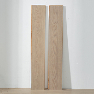 Plancher en bois massif REACH multicouche brossé, laqué UV, en frêne de qualité AB, résistant aux rayures, système clic, largeur 15 mm, pour appartement - Product Image 1
