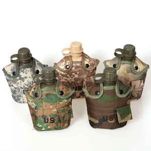 Nhôm Chiến Thuật Xách Tay Camo Ấm Đun Nước <span class=keywords><strong>Mess</strong></span> Tins Uống Chai Nước Cho Ngoài Trời Leo Núi Cá Nhân Thiết Bị Quốc Phòng - Product Image 6