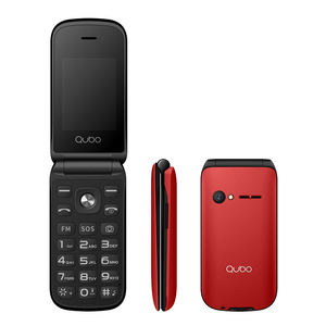 Celular Flip Barato com Teclado, Tela TFT de 2.4 Polegadas, Rádio FM, Dual SIM 2G GSM, Suporte a Idiomas Espanhol/Alemão, Sistema Operacional Linux, Botão SOS - Product Image 1