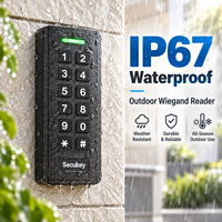 SK2-RX IP67 Tahan Air Wiegand Keypad Pembaca Kartu RFID 125kHz 13.56MHz EM HID MIFARE Kontrol Akses Luar Ruangan