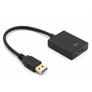Convertidor de adaptador de cable de vídeo HDMl a USB 3,0 para PC portátil HDTV LCD TV HD 1080P