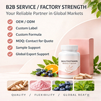 Capsules de Multivitamines Complètes de Haute Qualité, Antioxydantes, pour la Beauté, Marque Privée OEM, Vente Chaude, Supplément pour Adultes, HACCP, Halal