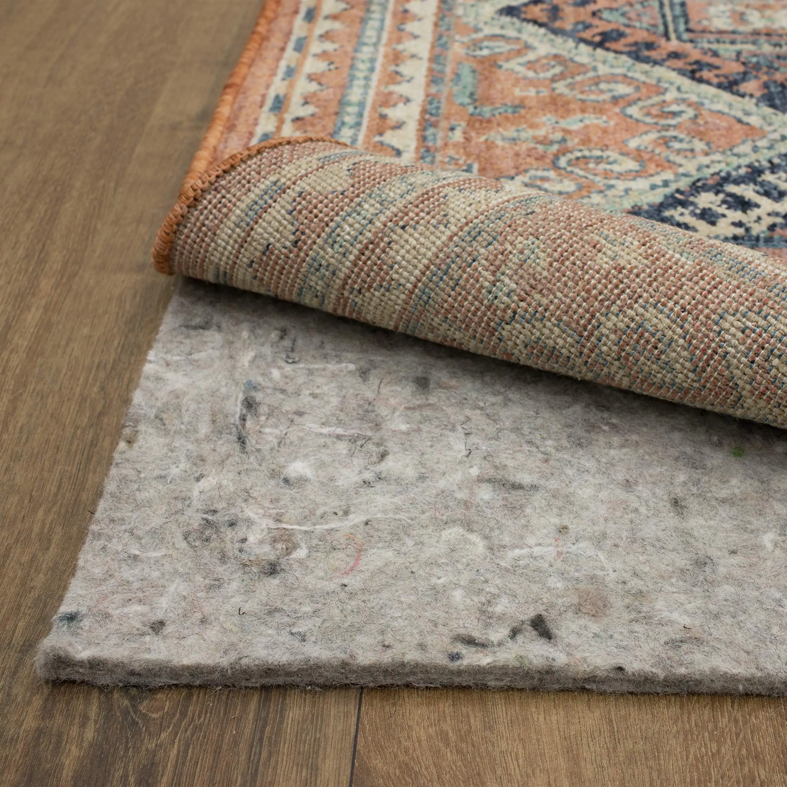 Area rug pad carpet felt rubber bottom pad anti slip underlay with non-slip backing