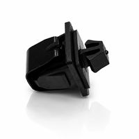 Loquet à poussoir compact en plastique, loquet de porte à déverrouillage par pression pour panneau intérieur, pour couvercle de port de charge arrière/interface de données