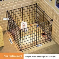 Clôture surélevée d'intérieur de haute qualité pour animaux de compagnie, idéale pour Teddy, Bichon, Corgi, Caniche – Cage pour chien DIY pour chiens de petite et moyenne taille