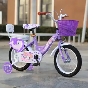 出口斯里兰卡市场/销售自行车婴儿座椅粉色四轮儿童自行车格里尔/16英寸钢定制标志