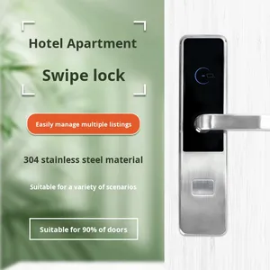 Thông Minh Điện tử Swipe thẻ cảm biến hệ thống khóa cửa cho căn hộ khách sạn cửa gỗ hợp kim nhôm đám mây lưu trữ dữ liệu - Product Image 2