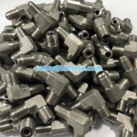 Raccord coudé à 90 degrés 3AN AN3 mâle à 1/8 NPT adaptateur de raccord de tuyau de frein en acier inoxydable