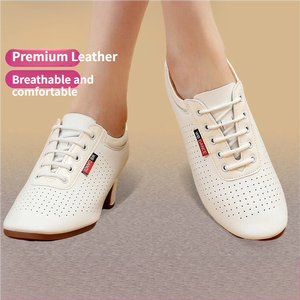 Chaussures de <span class=keywords><strong>danse</strong></span> d'été pour femmes, pour la <span class=keywords><strong>danse</strong></span> de salon/latine, <span class=keywords><strong>avec</strong></span> lacets, semelle souple en caoutchouc, en cuir synthétique, décontractées, pour la <span class=keywords><strong>danse</strong></span> sociale en extérieur - Product Image 3