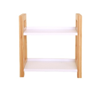 Japanese Style <b>Kitchen</b> Spice <b>Rack</b> Multi Layer Wooden Countertop Storage Organizer For Seasoning And Condiments - Product Image 5