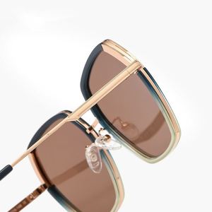 2025 신상품 남성 편광 선글라스 패션 하이 퀄리티 숙녀 금속 운전 선글라스 Gafas De Sol - Product Image 5