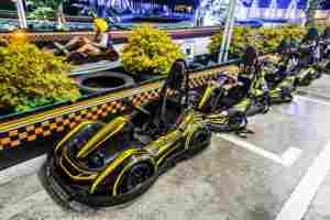 Go-Karts électriques pour enfants 5 ans et plus École primaire <span class=keywords><strong>Chariot</strong></span> jouet sûr Parc d'attraction et d'amusement intérieur Off Road - Product Image 6