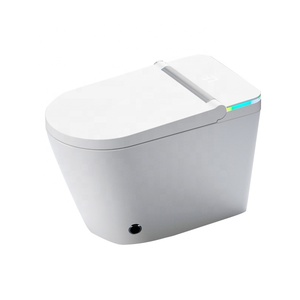 <span class=keywords><strong>WC</strong></span> intelligent à chasse <span class=keywords><strong>d</strong></span>'eau automatique avec bidet intégré, télécommande, siège chauffant et fonction de chauffage du siège - Product Image 1