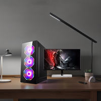 Casing menara pendingin gaya ATX kustom casing komputer PC Gaming Desktop stok suku cadang plastik casing komputer paduan aluminium CN;GUA