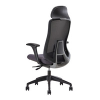 Chaise de bureau ergonomique SITSTAR avec accoudoirs 4D, chaise de direction entièrement en mesh, appui-tête, conforme aux normes ANSI/BIFMA X5.1-2017 EN1335, design de bureau