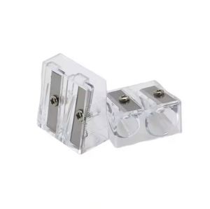 Taille-crayon transparent pour étudiants avec double trou large pour une utilisation en classe - Product Image 1