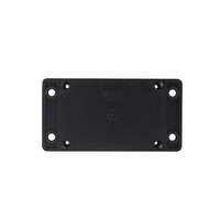 Caja de Conexiones Impermeable IP65 IP67 de ABS Negro de 100*68*50mm, Carcasa de Plástico para Montaje en Pared con Orejeta para PCB