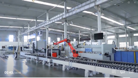 Perfil de Aluminio Parker Inteligente CNC-45 ° -45 °   Centro de Mecanizado Integrado Any AngleI con Sierra y 4 Cabezas de Fresado