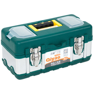Oiyao Toolbox 20l Capacity Portable Stainless Steel Series <b>Tool</b> <b>Storage</b> Box For Home Repair - Product Image 1