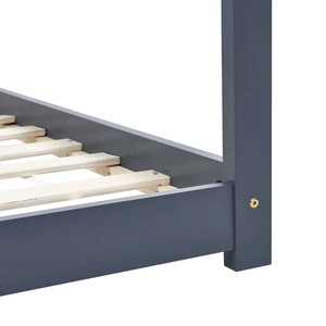 Precio de fábrica, cama de casa de madera de pino macizo para niñas y niños pequeños con cajón, cama de casa de madera para niños - Product Image 2