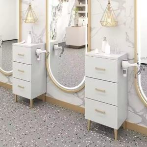 Modern Luxury Professional Hair Salon Equipment Working <b>Trolley</b> 2 Layer Portable - Product Image 6