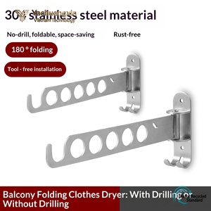 304 stainless steel <b>clothes</b> <b>hook</b> folding <b>hook</b> invisible <b>hook</b> solid multifunctional <b>clothes</b> <b>hanger</b> <b>hook</b> hardware accessories - Product Image 6