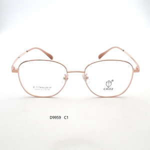 กรอบแว่นตาเมมโมรี่เมทัล D9959 น้ำหนักเบา ทนทาน ทันสมัย ดีไซน์ยืดหยุ่นเพื่อความสบาย - Product Image 2