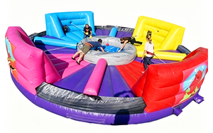 Juego Inflable de Barrido Mecánico, Arena de Desafíos Interactiva, Lona de PVC de 0.55mm para Niños y Adultos, <span class=keywords><strong>Alquiler</strong></span> para Eventos - Product Image 2