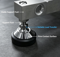 Capteur de pesage à poutre cantilever de haute précision avec écran LCD, support réglable antidérapant, ancrage OEM en acier allié, 0,1t-10t, OIML CE
